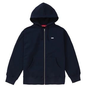 Supreme reflective small box zip up sweatshirt